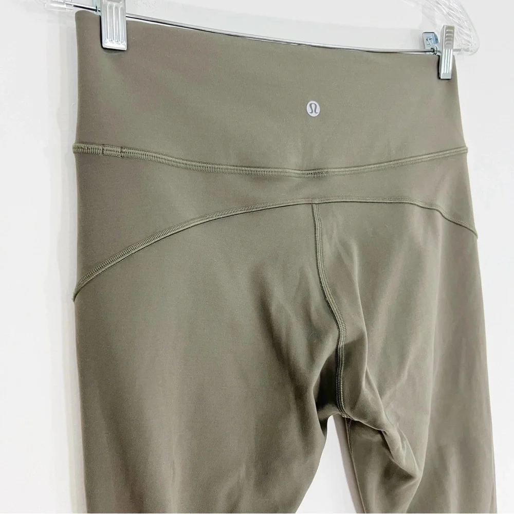 Lululemon In Movement Crop Everlux Legging In Sage Size 10